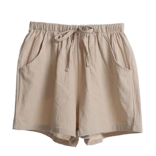 women shorts summer loose sweet high waist cotton linen female girls preppy style short waistband women's, White;black
women shorts summer loose sweet high waist cotton linen female girls preppy style short waistband women's, White;black