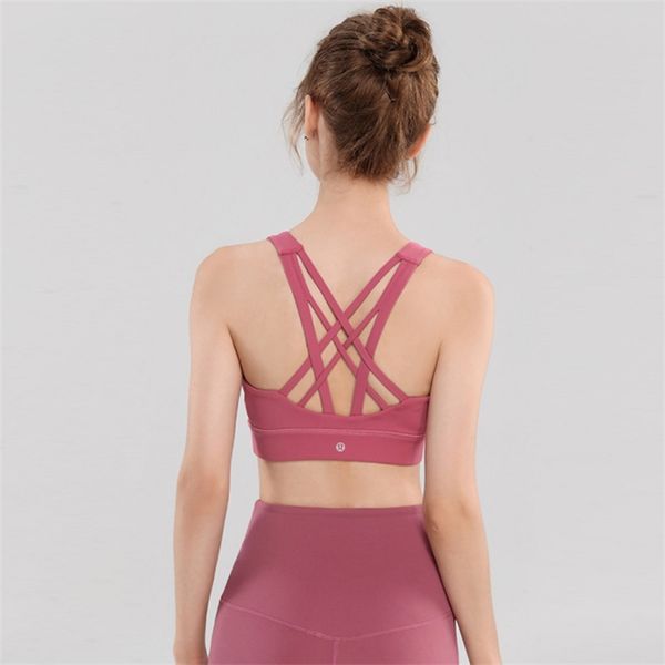 nude lulu yoga bra cross back fitness vest running sports underwear women's belt label, Black
nude lulu yoga bra cross back fitness vest running sports underwear women's belt label, Black