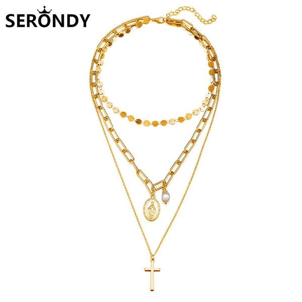 alloy multilayer cross pearl boho choker necklace for women jewelry collares 2021 trend chains friends aesthetics xl10350 chokers, Golden;silver
alloy multilayer cross pearl boho choker necklace for women jewelry collares 2021 trend chains friends aesthetics xl10350 chokers, Golden;silver