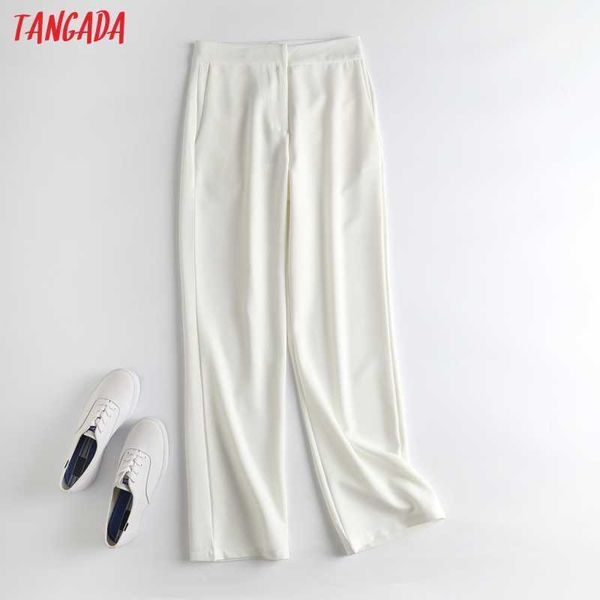 tangada fashion women white suit pants trousers pockets buttons office lady pants pantalon 6d48 210609, Black;white
tangada fashion women white suit pants trousers pockets buttons office lady pants pantalon 6d48 210609, Black;white