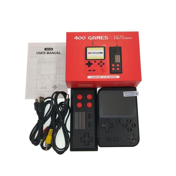 portable game players dhl 20pcs/lot retro games 3.0inch 8 bit built-in 400 classic support av 2 consoles
portable game players dhl 20pcs/lot retro games 3.0inch 8 bit built-in 400 classic support av 2 consoles
