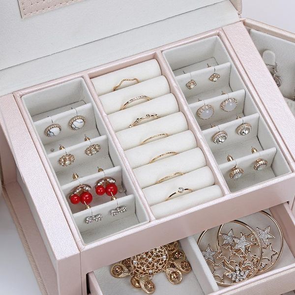 multi-layer european style princess jewelry box wooden korean storage gift with lock hand gold and silver boxes & bins
multi-layer european style princess jewelry box wooden korean storage gift with lock hand gold and silver boxes & bins