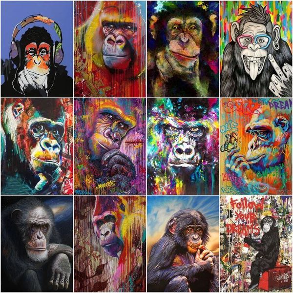 paintings chenistory animals monkey kits oil painting by numbers for adults on canvas orangutan diy gift home decor 40x50cm
paintings chenistory animals monkey kits oil painting by numbers for adults on canvas orangutan diy gift home decor 40x50cm