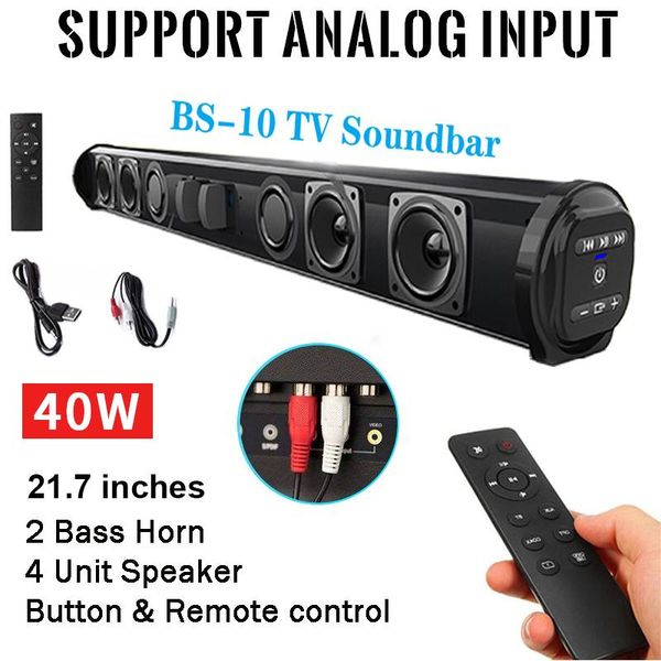 rsionch powerful portable tv sound bar speakers wired & wireless bluetooth home surround soundbar for pc outdoor speaker+remote
rsionch powerful portable tv sound bar speakers wired & wireless bluetooth home surround soundbar for pc outdoor speaker+remote