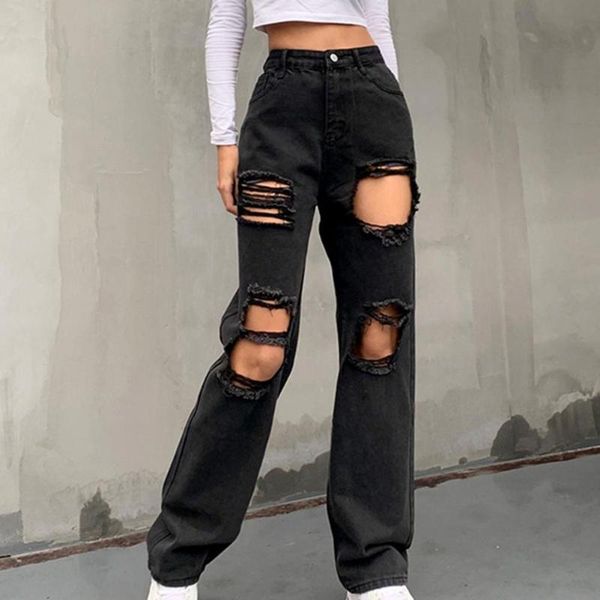 women's jeans pants female loose casual long trousers y2k high waist straight ripped women baggy 2021, Blue
women's jeans pants female loose casual long trousers y2k high waist straight ripped women baggy 2021, Blue