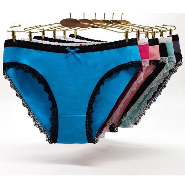 women's panties 5 pcs / lots arrival 2021 women lace cotton briefs 89479, Black;pink
women's panties 5 pcs / lots arrival 2021 women lace cotton briefs 89479, Black;pink