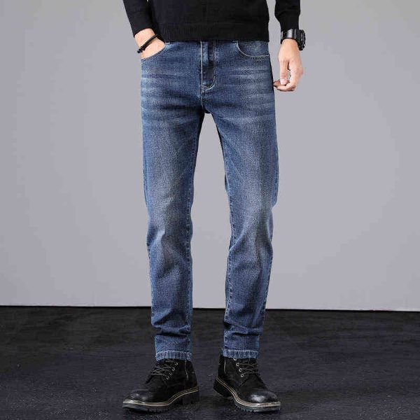 men's jeans autumn and winter good quality korean slim fit small foot cowboy fashion basic men's pants, Blue
men's jeans autumn and winter good quality korean slim fit small foot cowboy fashion basic men's pants, Blue