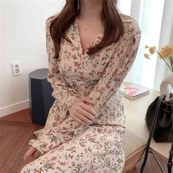 s xl plus size spring dress girls boho chiffon female vintage plaid print long sleeve women es robe vestido 210423, Black;gray
s xl plus size spring dress girls boho chiffon female vintage plaid print long sleeve women es robe vestido 210423, Black;gray