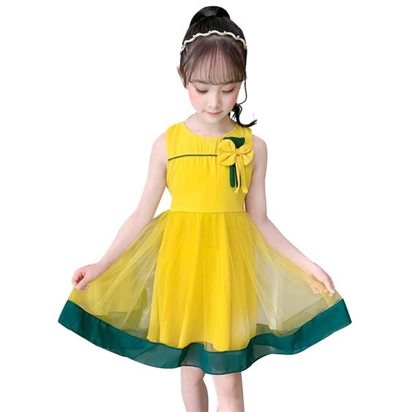 summer dress girl big bow girls mesh kids patchwork child sleeveless children's clothing 210527, Red;yellow
summer dress girl big bow girls mesh kids patchwork child sleeveless children's clothing 210527, Red;yellow