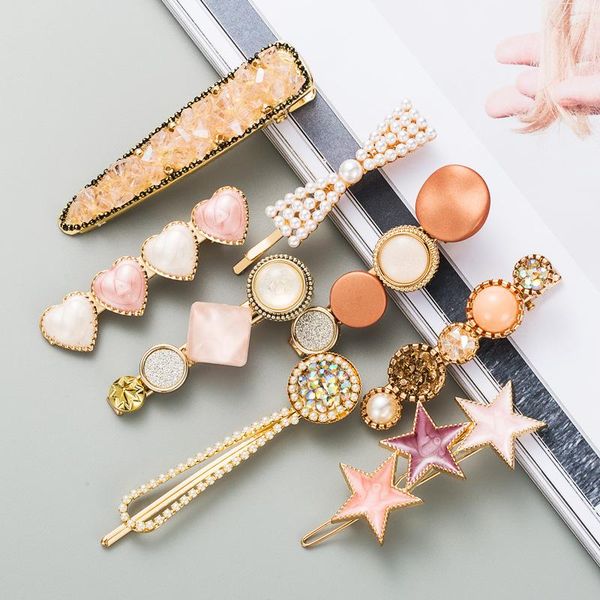 hair clips & barrettes 2021 summer fashion pin set sweet crystal pearl exquisite star bow girl's 8 piece, Golden;silver
hair clips & barrettes 2021 summer fashion pin set sweet crystal pearl exquisite star bow girl's 8 piece, Golden;silver
