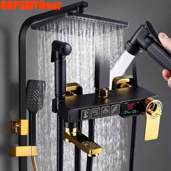 cold mixer shower set bathroom led digital thermostatic shower system wall mount smart bath faucet spa rain fall luxury sets
cold mixer shower set bathroom led digital thermostatic shower system wall mount smart bath faucet spa rain fall luxury sets