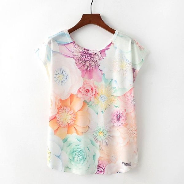 women's t-shirt korean style women t shirt novelty harajuku kawaii cute flower print short sleeve camiseta mujer verano, White
women's t-shirt korean style women t shirt novelty harajuku kawaii cute flower print short sleeve camiseta mujer verano, White