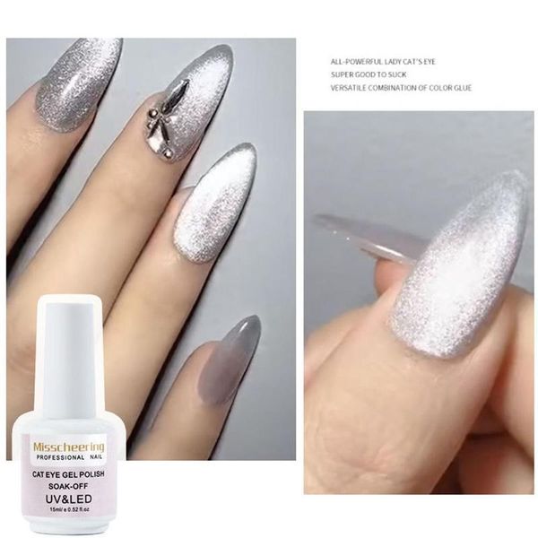 nail polish soak off 9d wide cat eyes magnetic gel enamel lacquer bright silver uv glitter art varnish 15/7ml
nail polish soak off 9d wide cat eyes magnetic gel enamel lacquer bright silver uv glitter art varnish 15/7ml