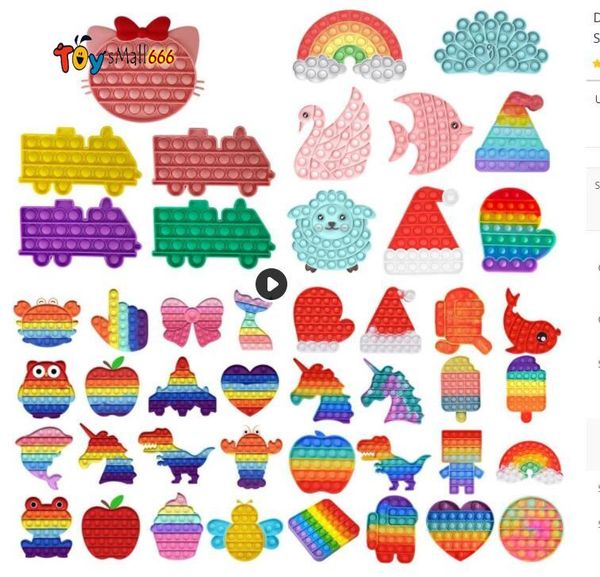 dhl multi designs push bubble fidget toys christmas gift autism special needs stress reliever helps increase focus soft squeeze toy
dhl multi designs push bubble fidget toys christmas gift autism special needs stress reliever helps increase focus soft squeeze toy