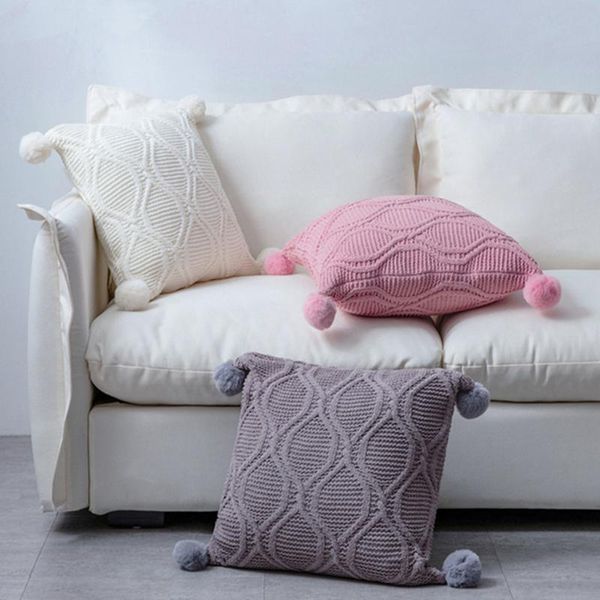 cushion/decorative pillow knitted throw cover living room decoration cushion 45x45cm home sofa beds car accessories soft boho case
cushion/decorative pillow knitted throw cover living room decoration cushion 45x45cm home sofa beds car accessories soft boho case