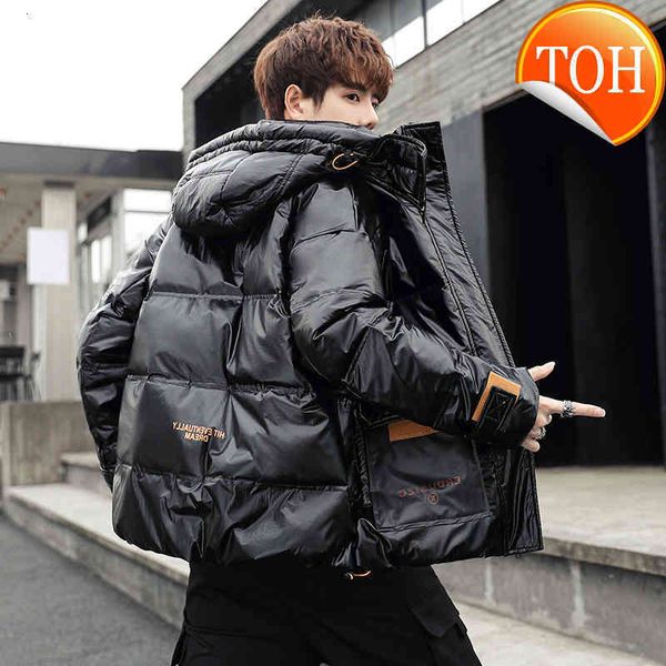 casual 2021 winter white duck down jackets men's trendy hooded parkas couples ins cold thick warm outwear shiny short coats, Black
casual 2021 winter white duck down jackets men's trendy hooded parkas couples ins cold thick warm outwear shiny short coats, Black