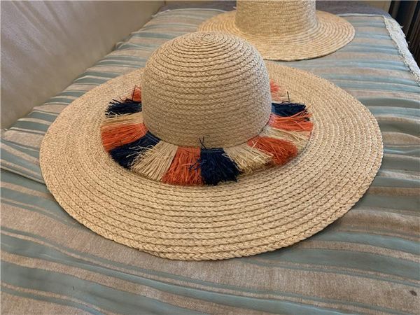 wide brim hats 202111-shi summer bohemian style colour sea holiday straw raffia grass lady leisure sun hat women cap, Blue;gray
wide brim hats 202111-shi summer bohemian style colour sea holiday straw raffia grass lady leisure sun hat women cap, Blue;gray