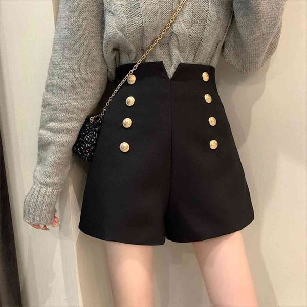 autumn winter button front womens shorts high waist khaki black korean style ladies girls, White;black
autumn winter button front womens shorts high waist khaki black korean style ladies girls, White;black