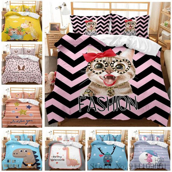 bedding sets cute animal pattern set 3d cartoon printing quilt cover and pillowcases bedroom decoration bedclothes home textile
bedding sets cute animal pattern set 3d cartoon printing quilt cover and pillowcases bedroom decoration bedclothes home textile