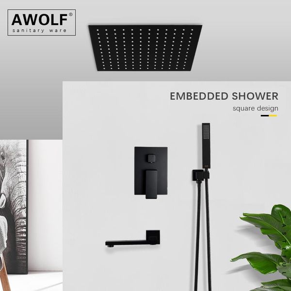 bathroom shower set mablack solid brass square design 8 inch and 10 bath system embedded faucet tap ah3042 sets
bathroom shower set mablack solid brass square design 8 inch and 10 bath system embedded faucet tap ah3042 sets