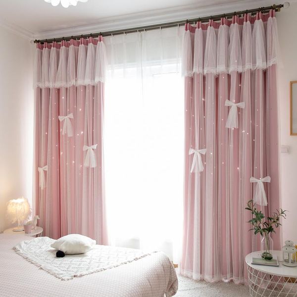 curtain & drapes hollow star blackout curtains with valance double layer princess full shading cortinas cloth for girl's bedroom
curtain & drapes hollow star blackout curtains with valance double layer princess full shading cortinas cloth for girl's bedroom
