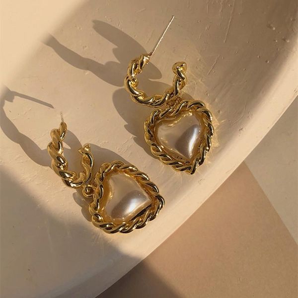dangle & chandelier fflacell 2021 korean retro geometric fashion simple love ins style earrings twist pearl jewelry party gift, Silver
dangle & chandelier fflacell 2021 korean retro geometric fashion simple love ins style earrings twist pearl jewelry party gift, Silver