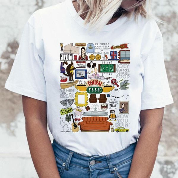 friends tv show tee women t shirt femme ulzzang harajuku casual vintage printing funny girl, White
friends tv show tee women t shirt femme ulzzang harajuku casual vintage printing funny girl, White