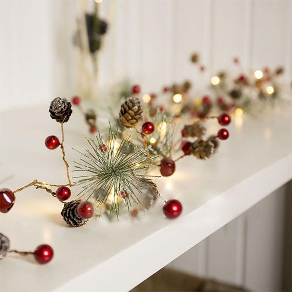 christmas decorations 2m 20led string lights pine cone red berry garland fairy for wedding tree home party decor
christmas decorations 2m 20led string lights pine cone red berry garland fairy for wedding tree home party decor
