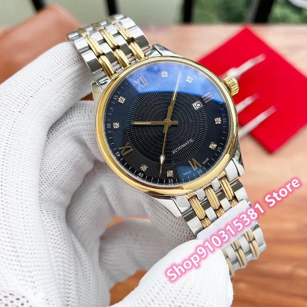wristwatches luxury men automatic mechanical watch stainless steel yellow gold rome number male sport calendar clock 42mm, Slivery;brown
wristwatches luxury men automatic mechanical watch stainless steel yellow gold rome number male sport calendar clock 42mm, Slivery;brown