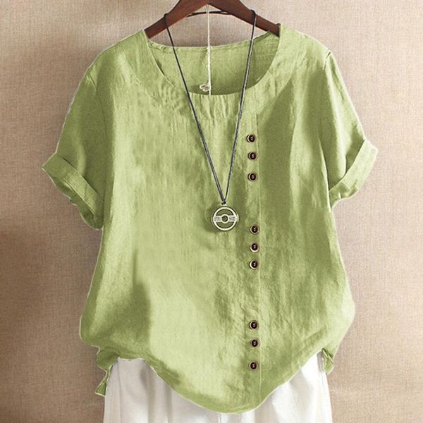women's shirt lady fashion women vintage o-neck floral button short sleeves blouse blouses & shirts, White
women's shirt lady fashion women vintage o-neck floral button short sleeves blouse blouses & shirts, White
