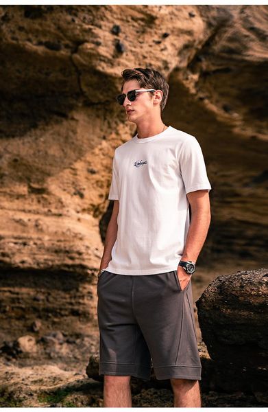 men's t-shirts 2364 summer national tide pure cotton slim short-sleeved t-shirt, White;black
men's t-shirts 2364 summer national tide pure cotton slim short-sleeved t-shirt, White;black