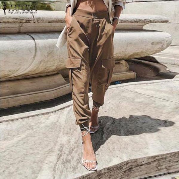 women's pants & capris zanzea women high waist cargo loose streetwear baggy tactical trousers solid joggers turnip harem pantalon, Black;white
women's pants & capris zanzea women high waist cargo loose streetwear baggy tactical trousers solid joggers turnip harem pantalon, Black;white