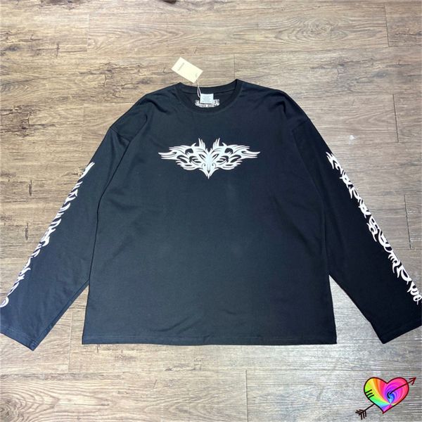 new t-shirt men women front back long sleeve letters printed tee oversize, White;black
new t-shirt men women front back long sleeve letters printed tee oversize, White;black