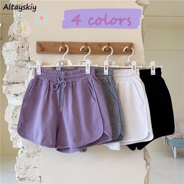 women's shorts solid women large size simple all-match bandage workout students s-3xl soft elastic waist ulzzang females daily, White;black
women's shorts solid women large size simple all-match bandage workout students s-3xl soft elastic waist ulzzang females daily, White;black