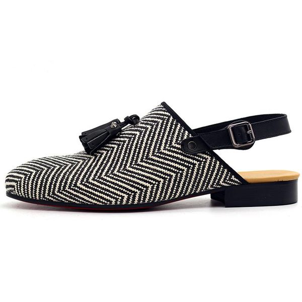 dress shoes arrival 2021 slingback loafers tassel fringe leather men's formal suit, Black
dress shoes arrival 2021 slingback loafers tassel fringe leather men's formal suit, Black