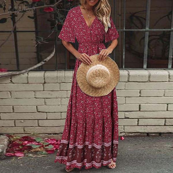 dresses bohemian printed dress women's summer sundress 2021 casual short sleeve maxi vestidos female floral robe plus size 5xl, Black;gray
dresses bohemian printed dress women's summer sundress 2021 casual short sleeve maxi vestidos female floral robe plus size 5xl, Black;gray