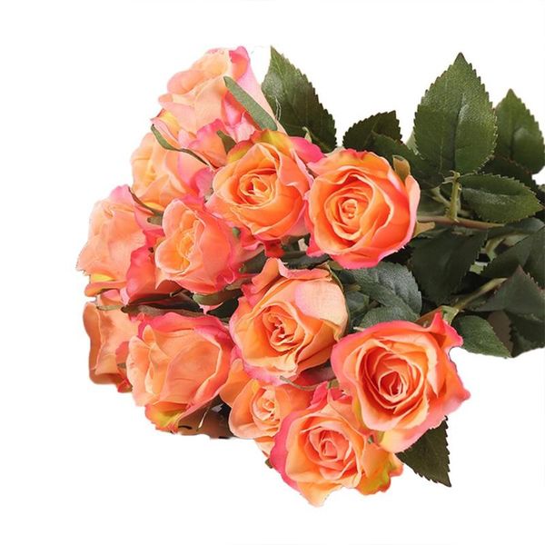 decorative flowers & wreaths 12pcs artificial rose bouquet silk bride for wedding home party decoration handmade fake
decorative flowers & wreaths 12pcs artificial rose bouquet silk bride for wedding home party decoration handmade fake
