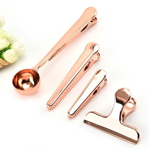 bag clips nordic stainless steel golden sealing clip food long tail coffee spoon all-in-one kitchen tools
bag clips nordic stainless steel golden sealing clip food long tail coffee spoon all-in-one kitchen tools