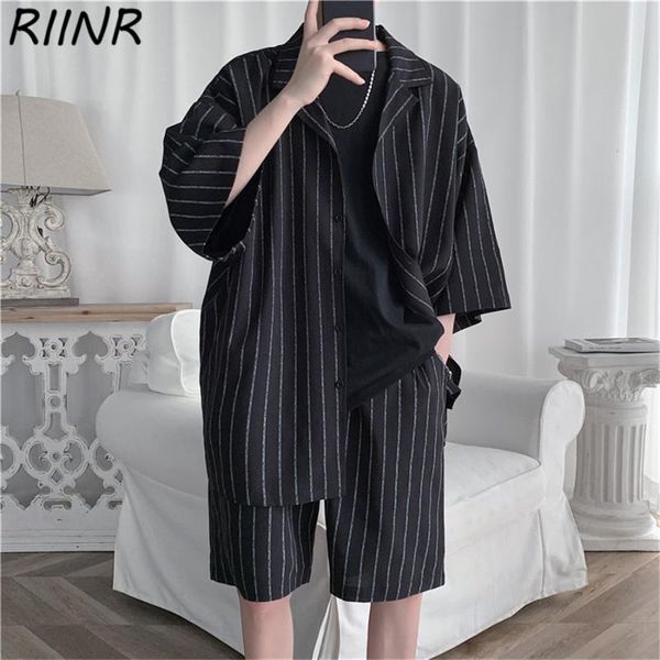 men's tracksuits riinr summer casual short-sleeved suit three-quarter sleeve shirt trendy loose shorts plus size two-piece -5xl, Gray
men's tracksuits riinr summer casual short-sleeved suit three-quarter sleeve shirt trendy loose shorts plus size two-piece -5xl, Gray