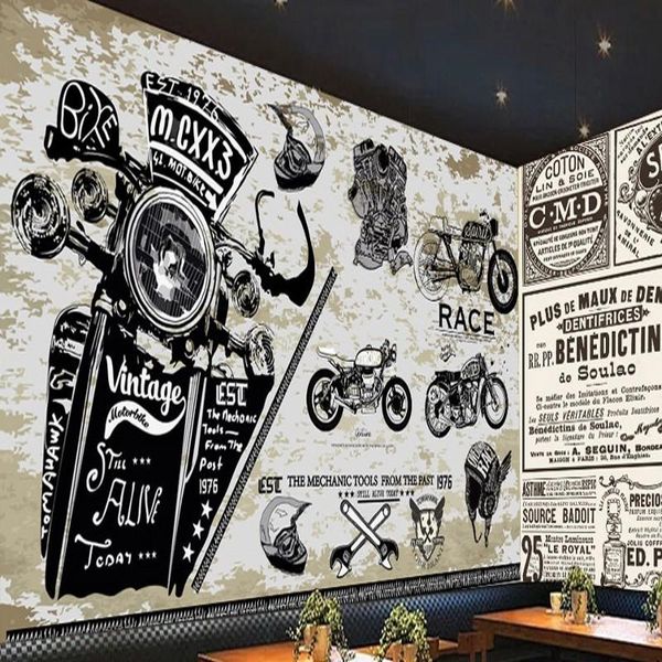 wallpapers drop wallpaper 3d retro nostalgia motorcycle background decoration restaurant bar studio custom mural
wallpapers drop wallpaper 3d retro nostalgia motorcycle background decoration restaurant bar studio custom mural