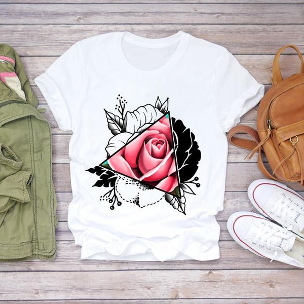 flower printing aesthetic clothes womens t shirts summer autumn print graphic female tee, White
flower printing aesthetic clothes womens t shirts summer autumn print graphic female tee, White