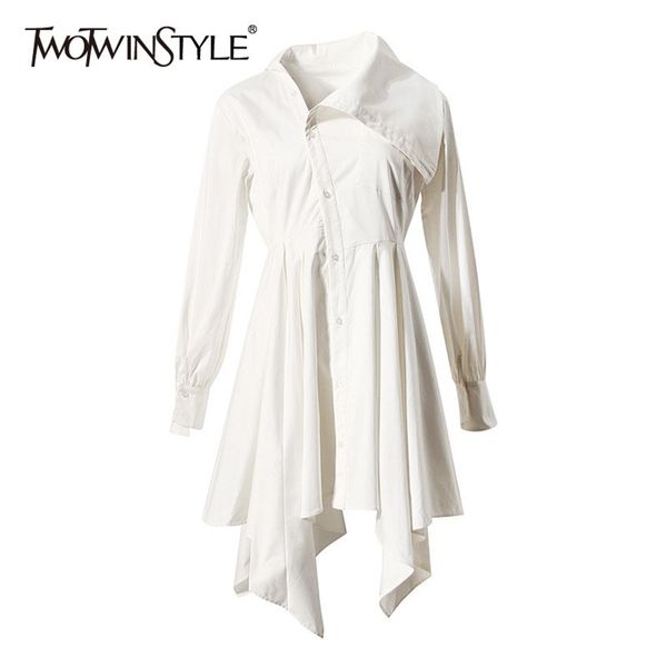 asymmetrical white spring dress for women lapel long sleeve high waist irregular hem dresses female fashion 210520, Black;gray
asymmetrical white spring dress for women lapel long sleeve high waist irregular hem dresses female fashion 210520, Black;gray