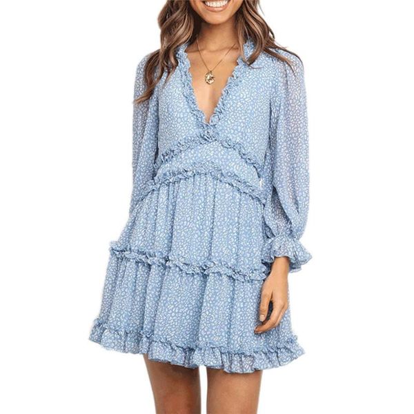 casual dresses boho dress 2021 women summer chiffon ruffles mini elegant beach vestidos female, Black;gray
casual dresses boho dress 2021 women summer chiffon ruffles mini elegant beach vestidos female, Black;gray