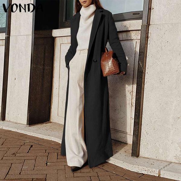 women's jackets fashion winter warm black outwear long lapel coats casual sleeve female solid overcoats, Black;brown
women's jackets fashion winter warm black outwear long lapel coats casual sleeve female solid overcoats, Black;brown
