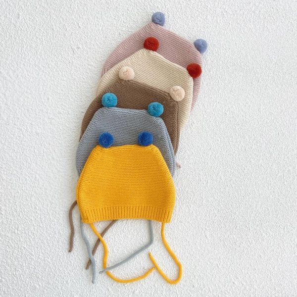 caps & hats baby girl cotton solid color boy for 0-18 months born babies knitted hat with colorful fur balls, Yellow
caps & hats baby girl cotton solid color boy for 0-18 months born babies knitted hat with colorful fur balls, Yellow