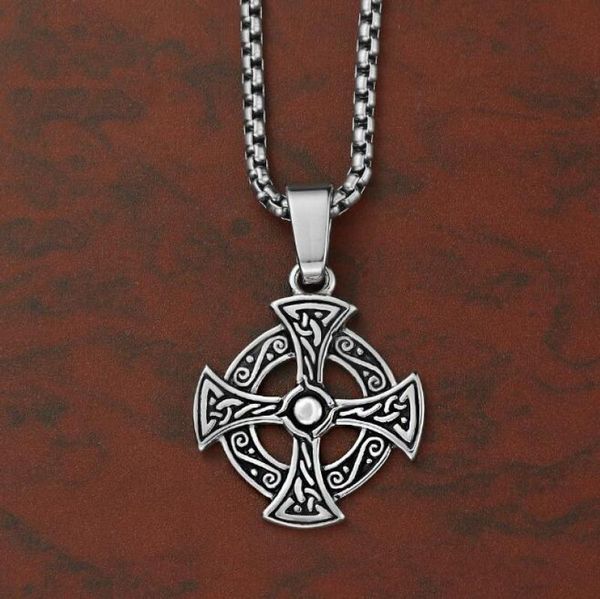 pendant necklaces hight quailty vintage punk mystery cross amulet stainless steel necklace men's glamour jewelry gift, Silver
pendant necklaces hight quailty vintage punk mystery cross amulet stainless steel necklace men's glamour jewelry gift, Silver