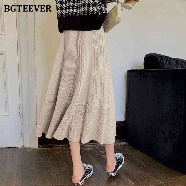 skirts vintage elastic waist women knitted a-line thick warm loose autumn winter mid-length sweater skirts female qjvx, Black
skirts vintage elastic waist women knitted a-line thick warm loose autumn winter mid-length sweater skirts female qjvx, Black
