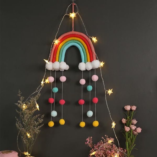 simple wind hand rainbow tapestry colorful wool wrapped cotton rope ornaments lovely girl heart room dress up pendant tapestries
simple wind hand rainbow tapestry colorful wool wrapped cotton rope ornaments lovely girl heart room dress up pendant tapestries