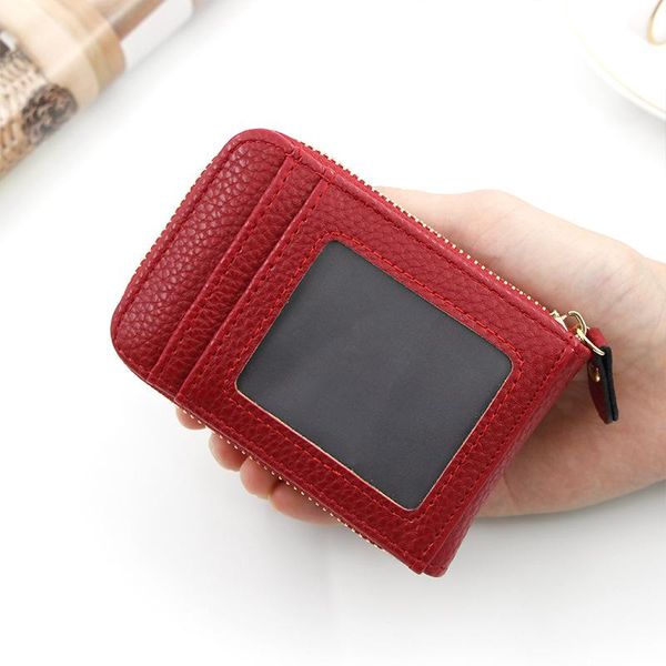 card holders personality wallet women's organ zipper coin purse business case multi-card credit wallets for women men, Brown;gray
card holders personality wallet women's organ zipper coin purse business case multi-card credit wallets for women men, Brown;gray