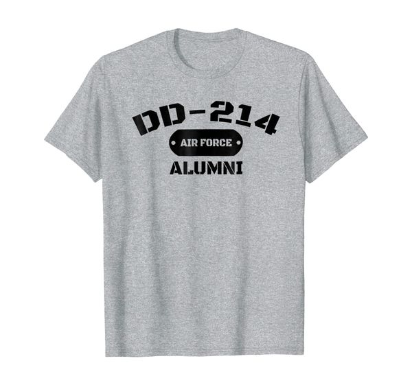 dd-214 us air force alumni t-shirt, White;black
dd-214 us air force alumni t-shirt, White;black